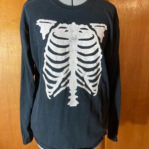 Classic David Aldana skeleton long sleeve t